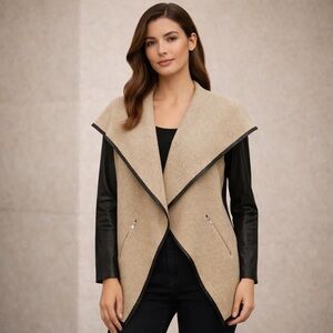 Papillon Two-Tone Open Front Jacket Effortless Casual Style Bundle & Save 🧥